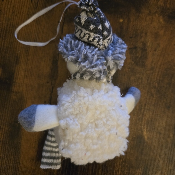 Snowman felt plush Christmas tree holiday ornament - NWOT, unused - Picture 2 of 2